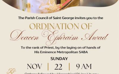 Ordination of Deacon Ephraim Awad